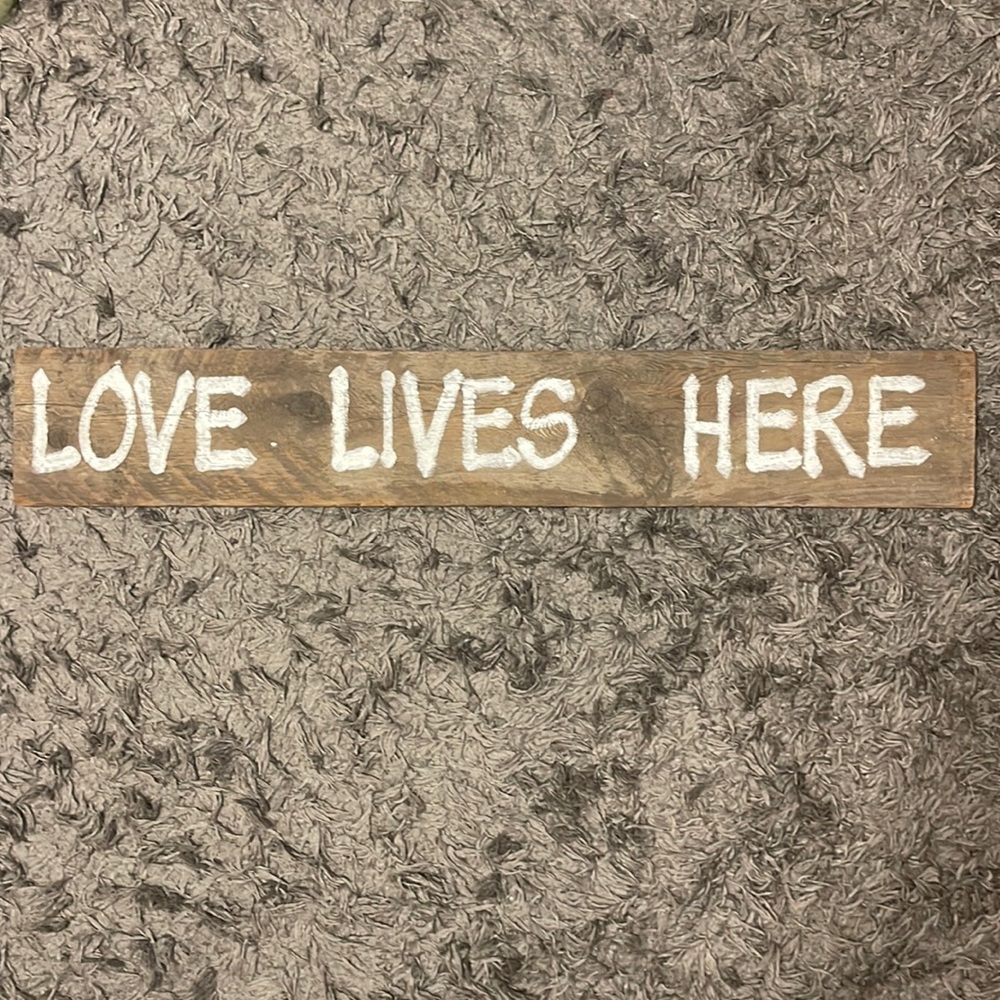 Handmade Wooden Sign